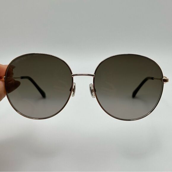 JIMMY CHOO Sunglasses Birdie/S 06J Gold Brown Women NEW main image 8